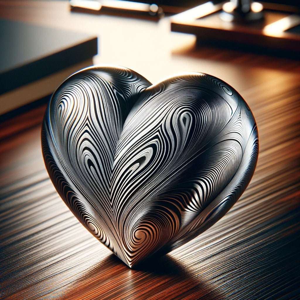 Elegant Damascus Steel Paperweights for Your Workspace - Shokunin USA