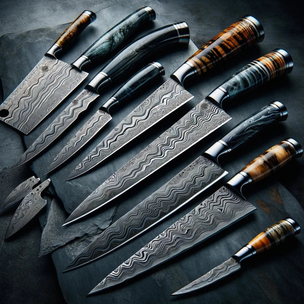 Damascus Knives - Shokunin USA