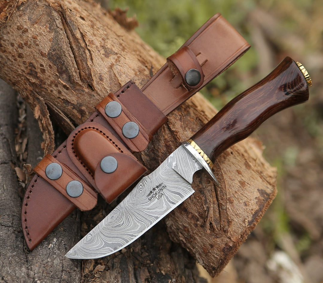 Damascus Hunting Knives - Shokunin USA