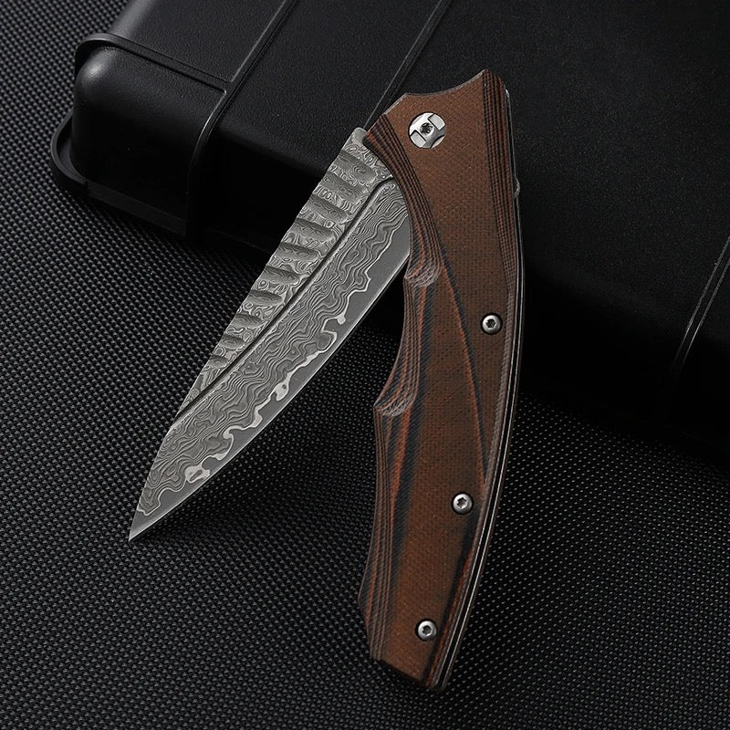 Damascus Knife - Flint Gentlemen&