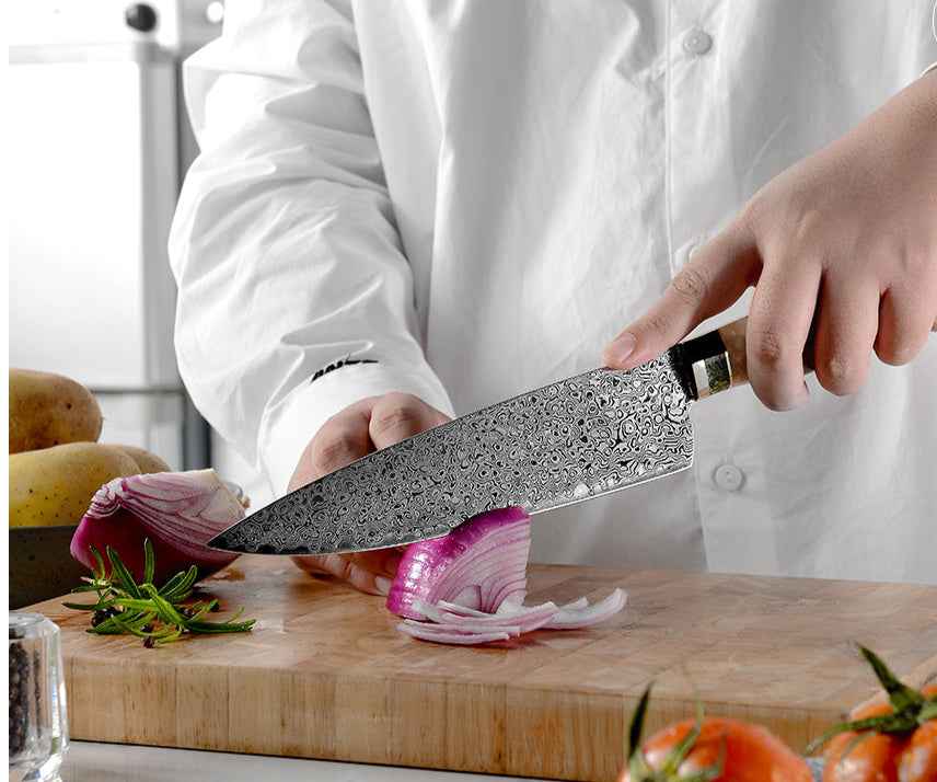 VG10 Damascus Steel Chef's Knives