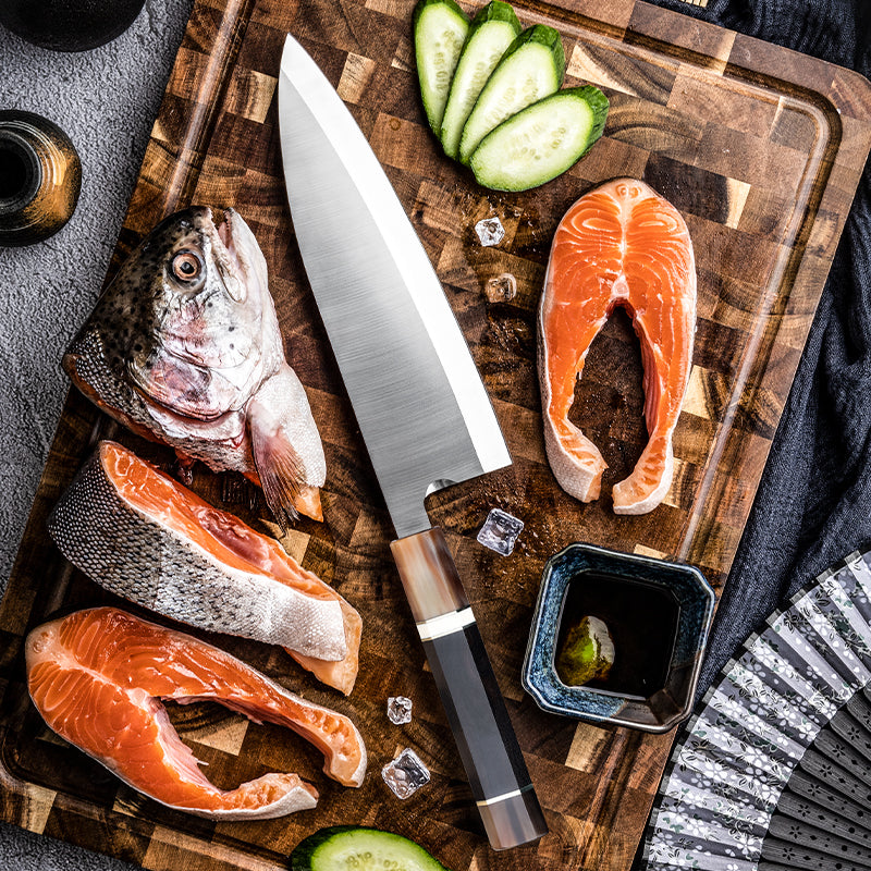Chef Knife - Crystal Damascus Chef&