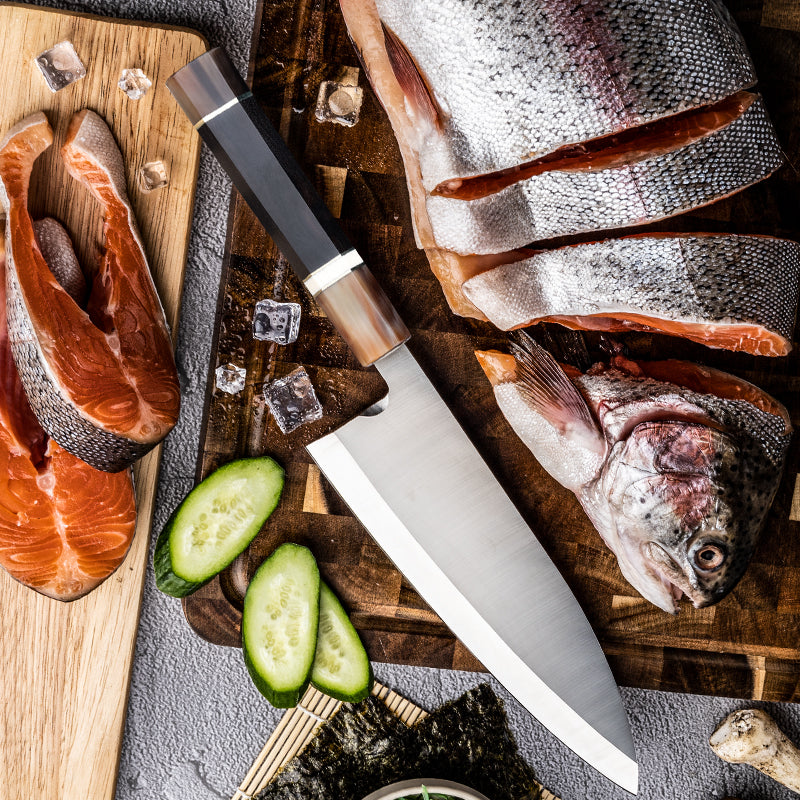 Chef Knife - Crystal Damascus Chef&