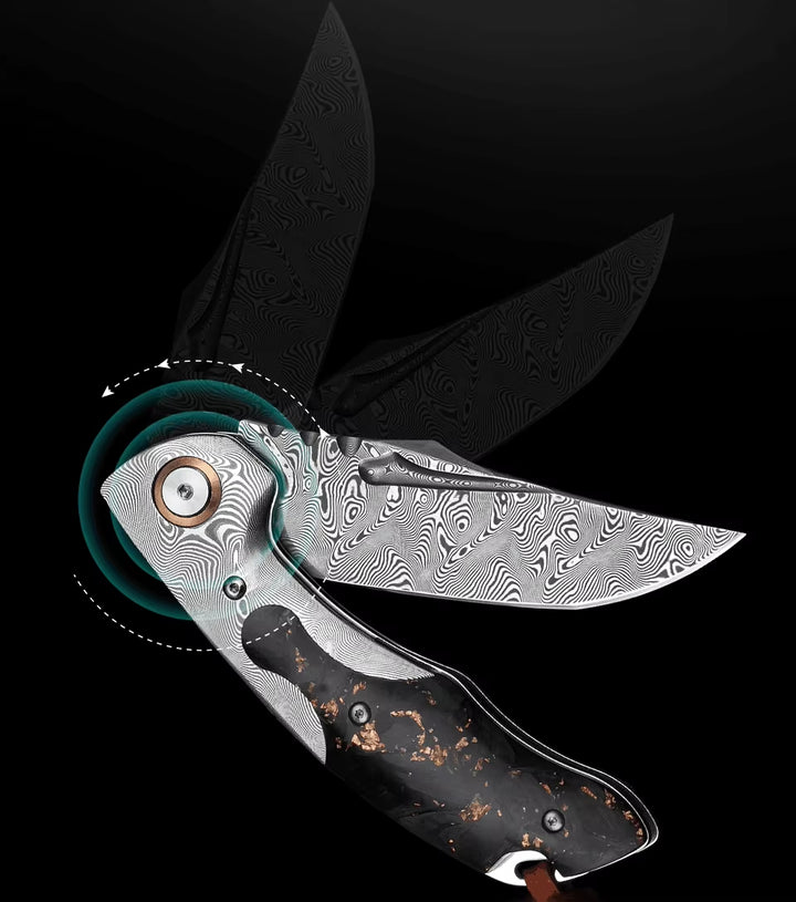 Damascus Knife - Kronos Gentleman&