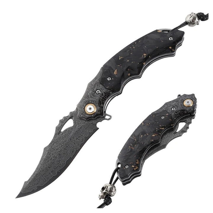 handmade pocket knives for daily use - Black gold EDC Gentlemen&