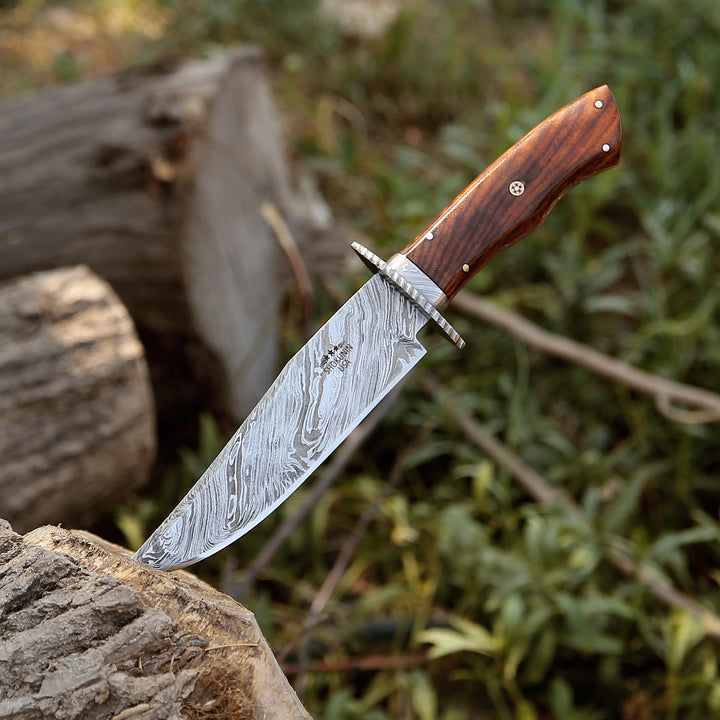 Excelsior Hunting Knife with Exotic Rosewood Handle - Shokunin USA