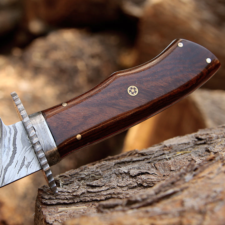 Excelsior Hunting Knife with Exotic Rosewood Handle - Shokunin USA