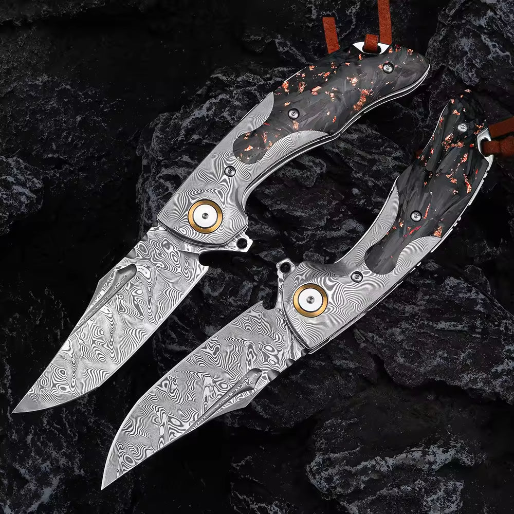 Damascus Knife - Kronos Gentleman&