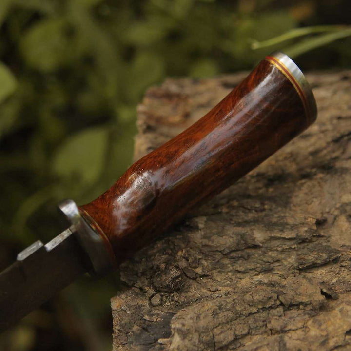 Crucifier Original Bowie Knife with Exotic Rosewood Handle - Shokunin USA