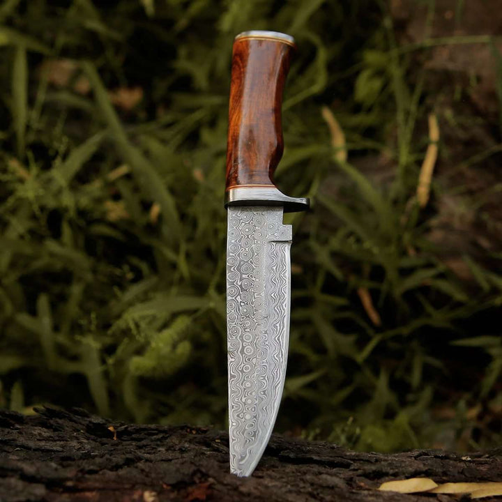 Crucifier Original Bowie Knife with Exotic Rosewood Handle - Shokunin USA