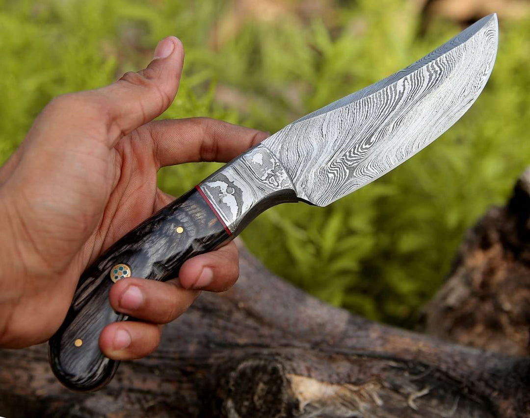 Draco Hunting Knife with Pakkawood Handle - Shokunin USA