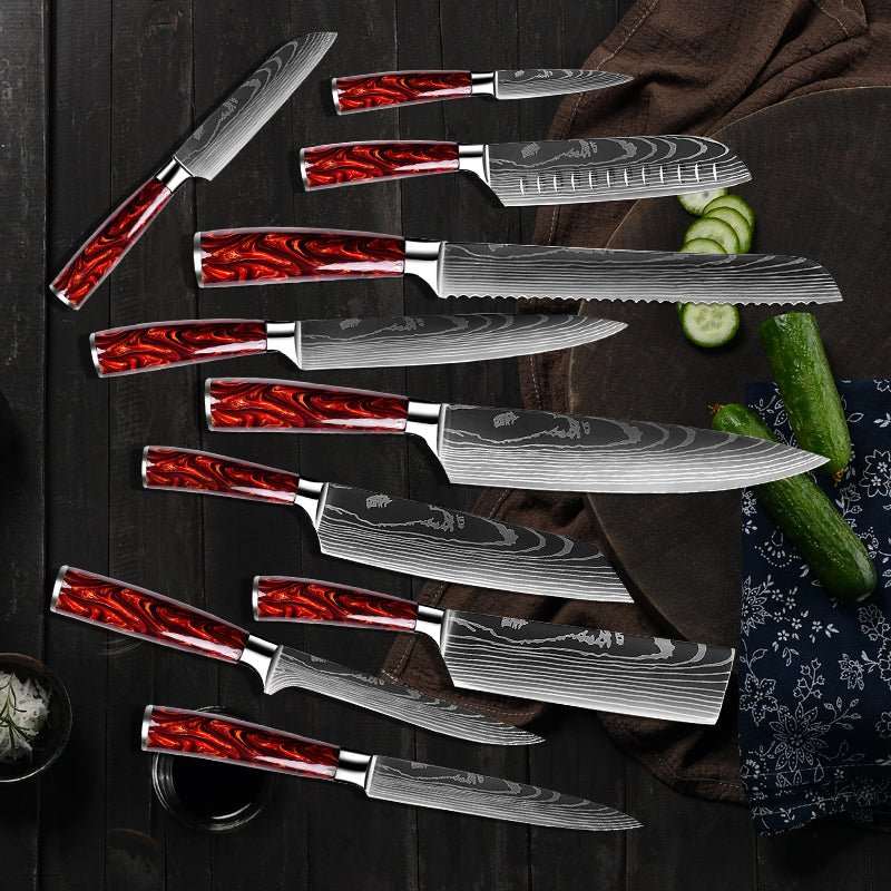 Fujin 10 Pcs Handmade Chef&