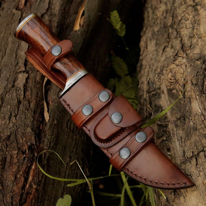 Crucifier Original Bowie Knife with Exotic Rosewood Handle - Shokunin USA