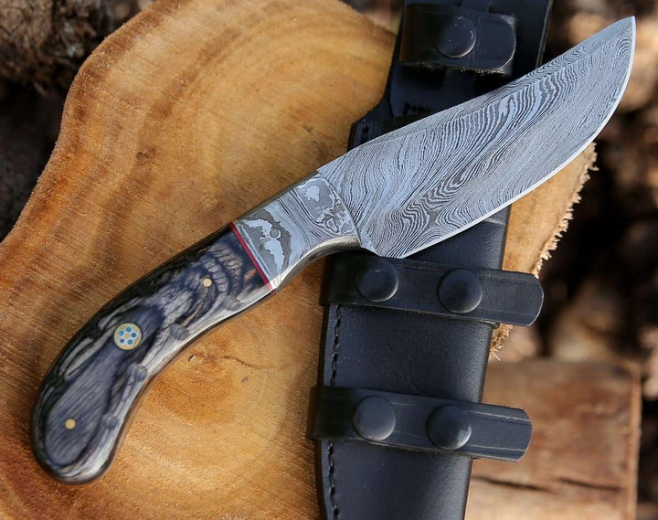 Draco Hunting Knife with Pakkawood Handle - Shokunin USA