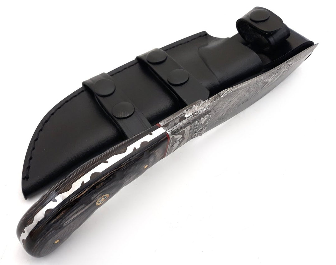 Draco Hunting Knife with Pakkawood Handle - Shokunin USA