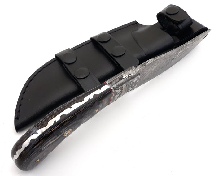 Draco Hunting Knife with Pakkawood Handle - Shokunin USA