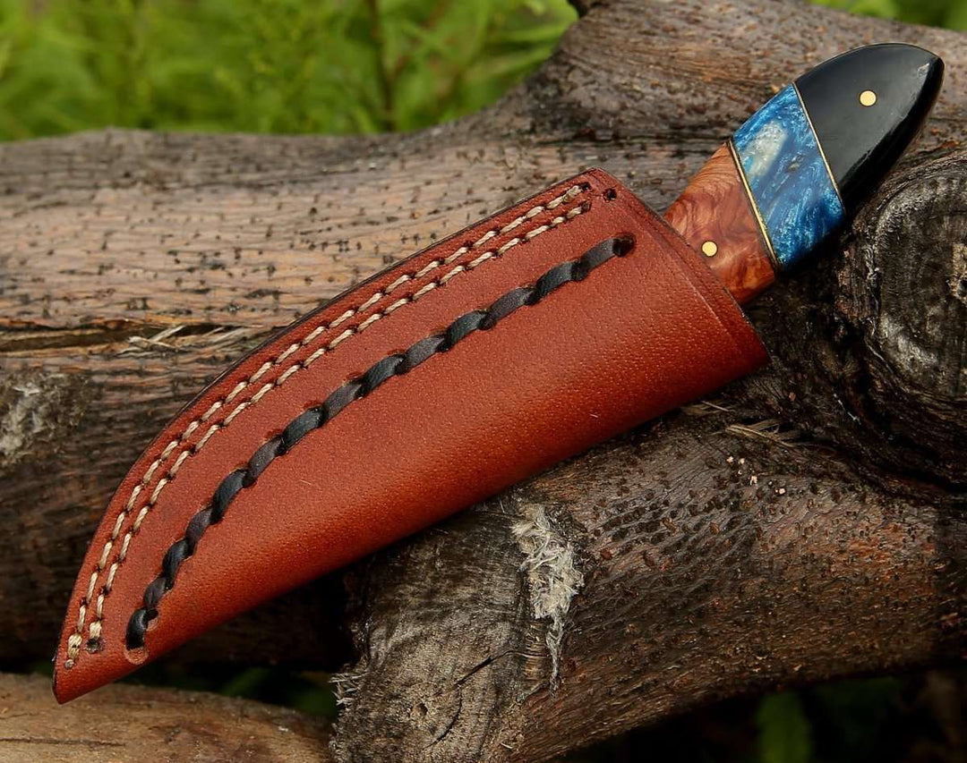 Lightning Everyday Carry Knife with Olive &amp; Resin Handle - Shokunin USA