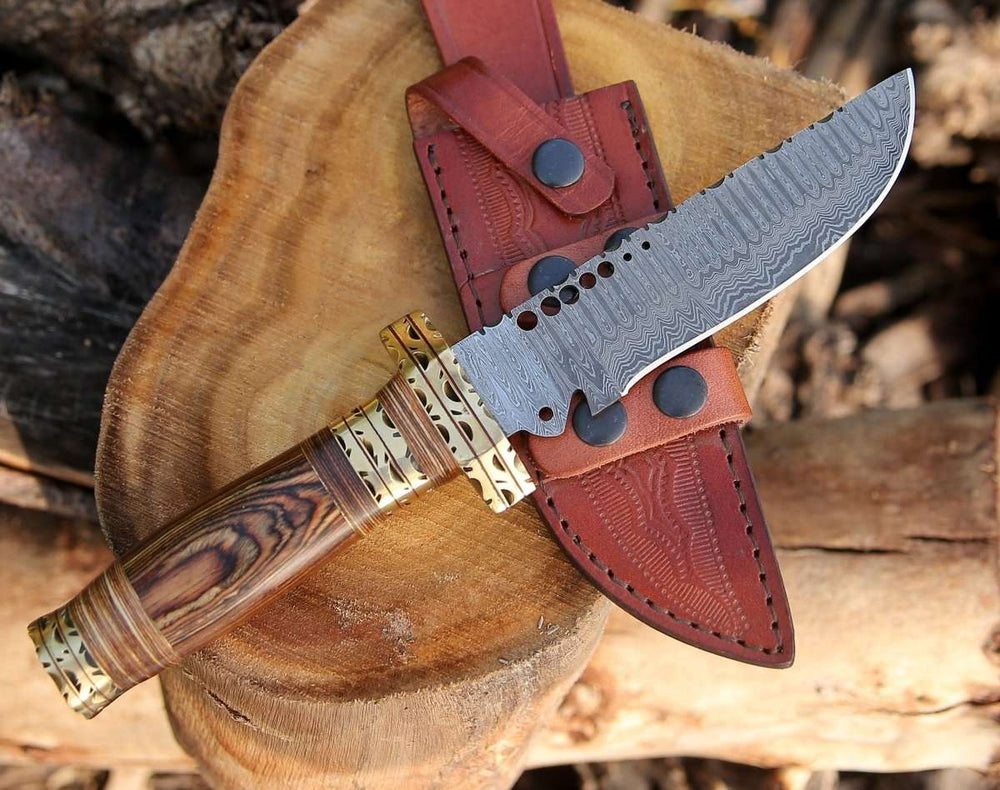 Matrix Bowie Knife with Pakkawood Handle - Shokunin USA