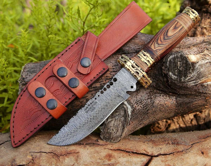 Matrix Bowie Knife with Pakkawood Handle - Shokunin USA
