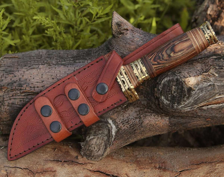 Matrix Bowie Knife with Pakkawood Handle - Shokunin USA