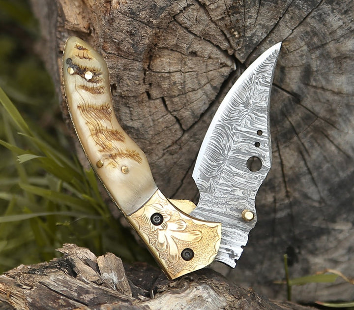 Damascus Knife - Myst Gentleman&