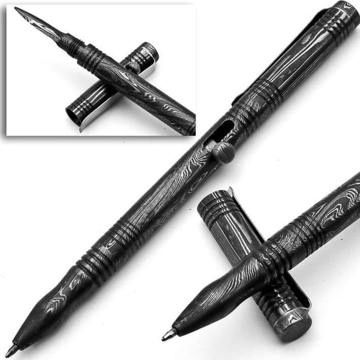 Pioneer Damascus Ball Point Pen - Shokunin USA