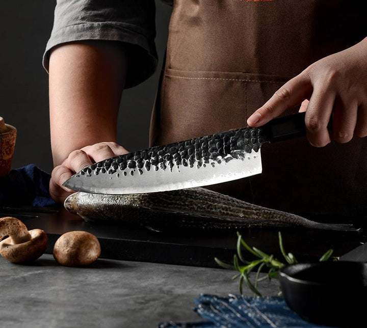 RYUJIN Professional Japanese Chef Knives &amp; Set with Rolling Sharper &amp; Cutting Board - Shokunin USA